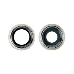 CAMERA LENS WITH FRAME APPLE IPHONE 11 SILVER CAMERA LENS WITH FRAME APPLE IPHONE 11 SILVER